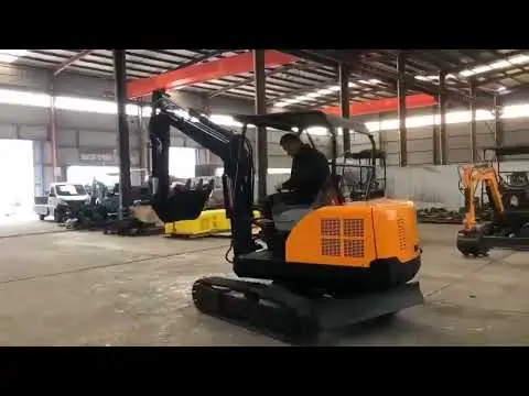 Testiranje mini bagera u Kini