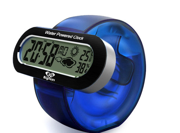 Innovative water-powered clock