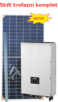 komplet 5kw solar sistem