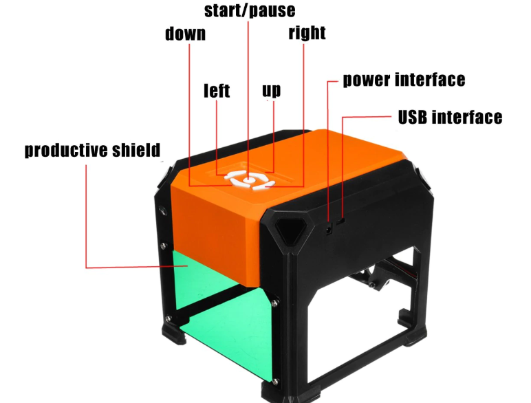 Laser engraving tool