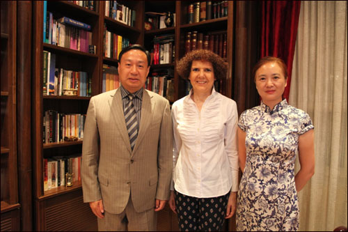 Ljiljana Tošković, bivša veleposlanica Crne Gore u Kini u utorak, 7. srpnja, posjetila je kinesko veleposlanstvo